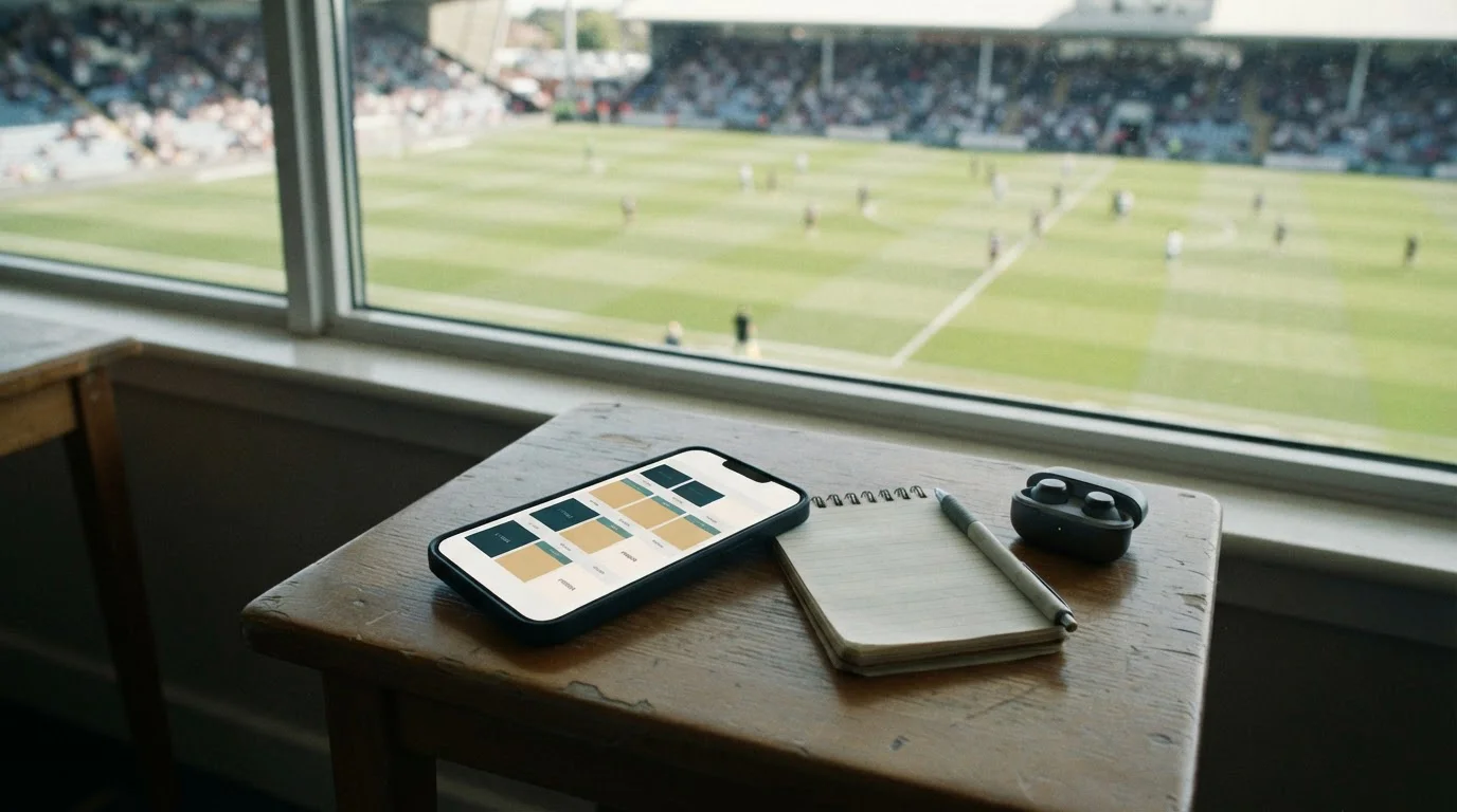 Smartphone mit Sportübersicht